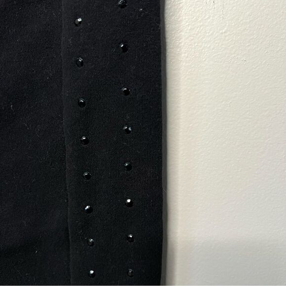 DKNY Sport Rhinestone Relaxed Black Pockets Drawstring Joggers Size XS - Picture 7 of 16